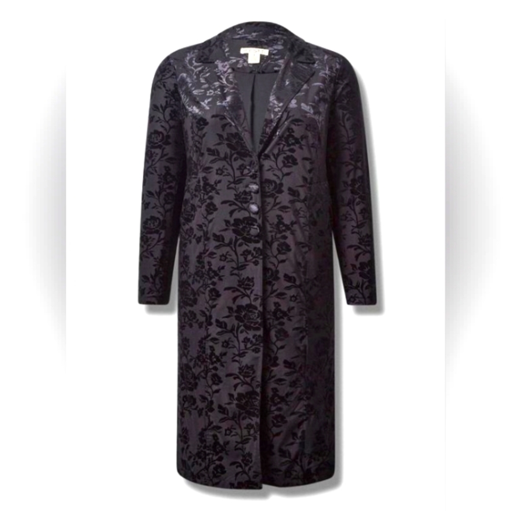 Torrid Festi Burnout Velour Long Sleeve Kimono